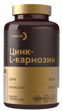 Купить Dietelle Цинк-L-карнозин капсулы 60 шт.