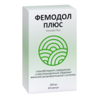 Купить Функциональные продукты Фемодол Плюс (для здоровья женской репродуктивной системы) капсулы 60 шт.