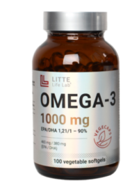 Купить Litte Life Lab Омега 3 растительные капсулы 100 шт.