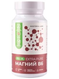 Купить Nooteria Labs Магний (бисглицинат) B6 Extra Pure капсулы 60 шт.