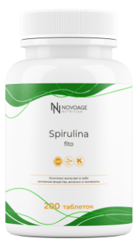 Купить NOVOAGE nutrition Спирулина таблетки 200 шт.