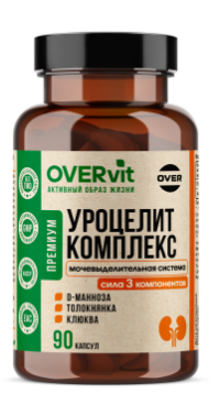 Купить OVERVit Комплекс «Уро-целит» (для мочевыделительной системы) капсулы 90 шт.