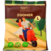 Купить Sweet Bean Шоколад темный без сахара «Zoomer» с семенами льна и тыквы грецким орехом 37 г