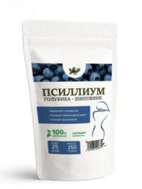 Купить Yappi Псиллиум с голубикой порошок 250 г